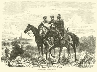 Verkenning in de buurt van Straatsburg, september 1870 door English School