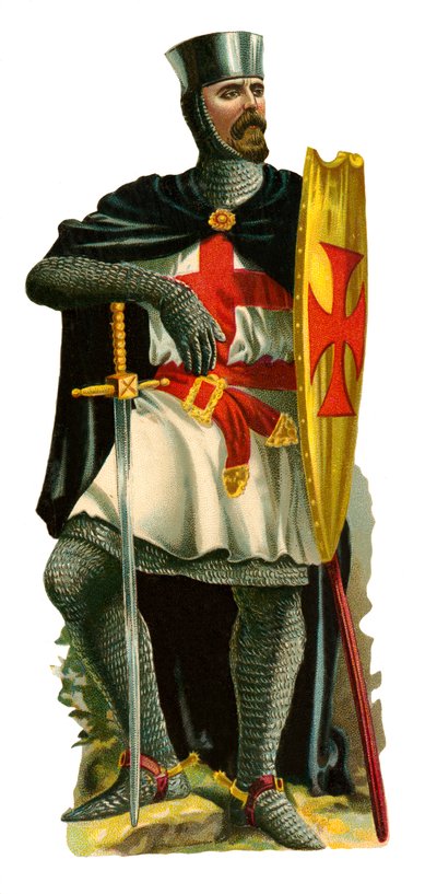 Rode Kruis Ridder van Koning Richard I, 1189-1199 door English School