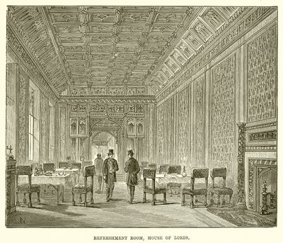 Verfrissingskamer, House of Lords door English School