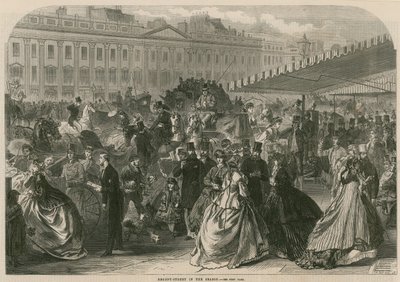 Regent Street, Londen, in het seizoen door English School