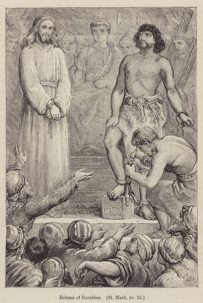 De vrijlating van Barabbas, Marcus XV door English School