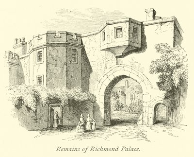 Overblijfselen van Richmond Paleis door English School