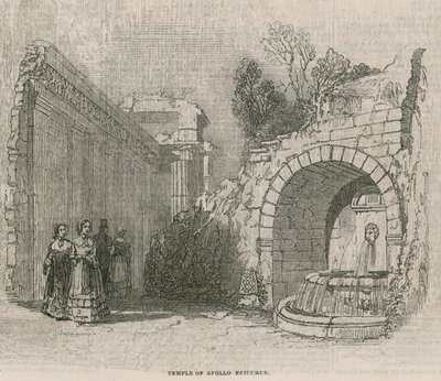 Heropening van het Colosseum, Regents Park: Tempel van Apollo Epicurus door English School