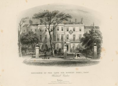 Residentie van wijlen Sir Robert Peel door English School