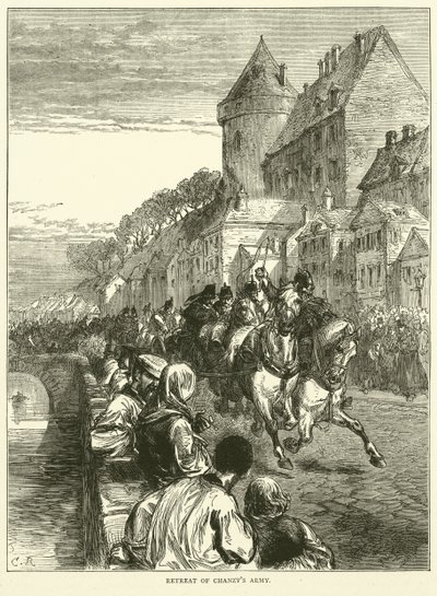 Terugtocht van het leger van Chanzy, januari 1871 door English School