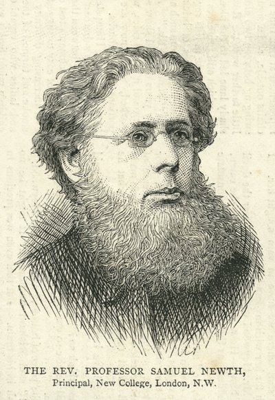 Eerw. Samuel Newth (1821-98), Illustratie uit The Graphic 10 juli 1875 door English School