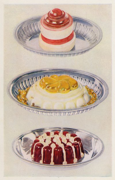 Lintenpudding; Venus Pudding; Wijngelei en Room door English School