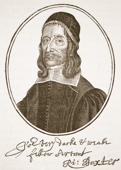 Richard Baxter, illustratie uit De Kerk van Engeland: Een Geschiedenis voor het Volk door H.D.M. Spence-Jones door English School