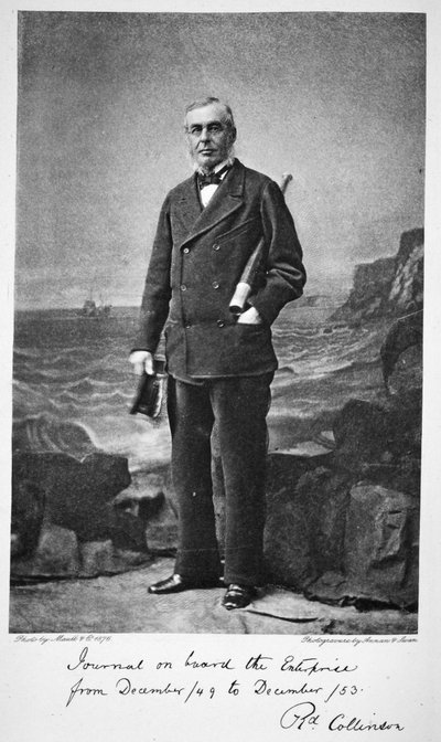 Richard Collinson - expeditieleider op de HMS Enterprise, 1876 door English School