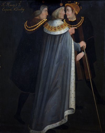 Richard Empson, Hendrik VII en Edmund Dudley door English School