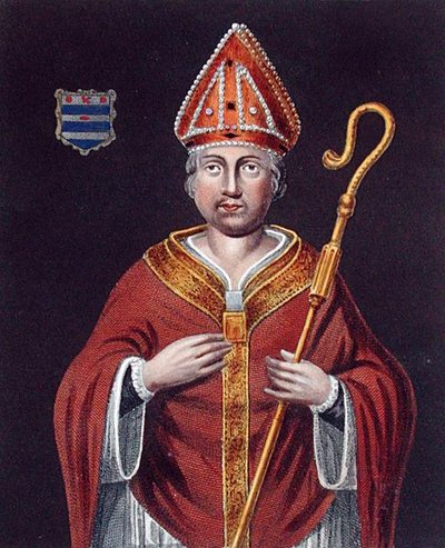 Richard Fleming (overleden in 1431), naar een schilderij in de Bodleian Gallery door English School