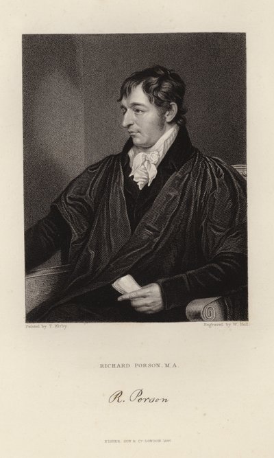 Richard Porson door English School