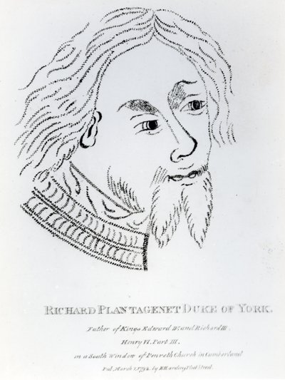 Richard van York, 3e Hertog van York, gepubliceerd in 1792 door English School