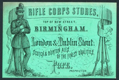 Rifle Corps Stores, voor de eigenaar, Pope door English School