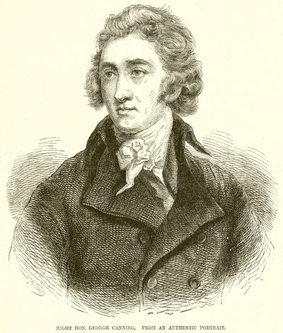 Rechtse Eerwaarde George Canning door English School