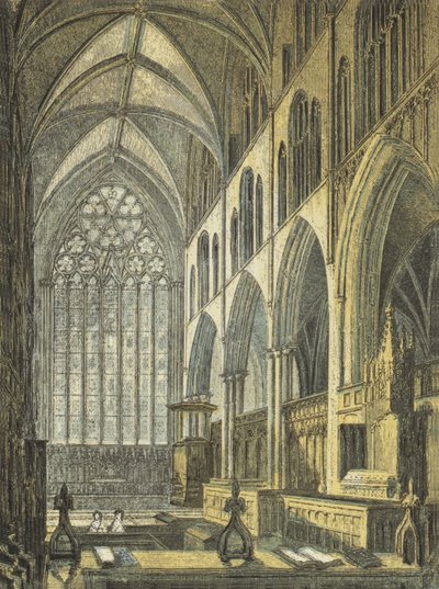 Ripon Kathedraal, Aanblik van het Koor door English School