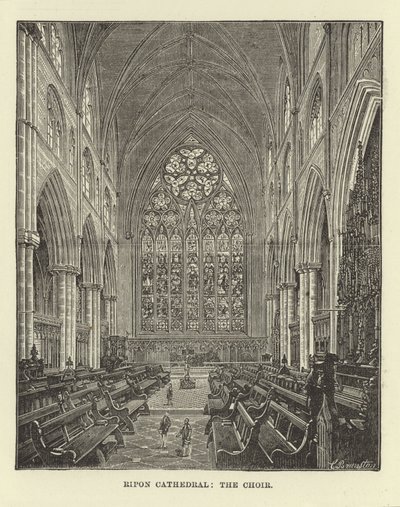 Ripon Kathedraal, het Koor door English School
