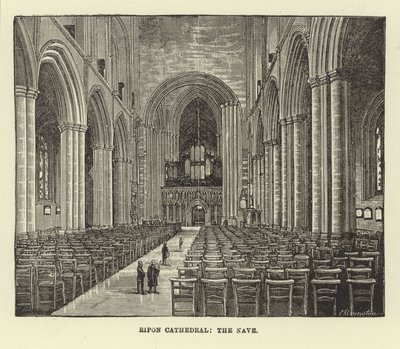 Ripon Kathedraal, het Schip door English School