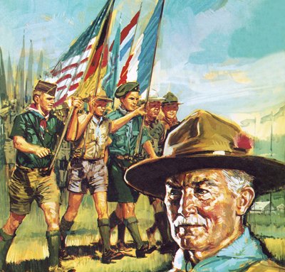 Robert Baden-Powell door English School
