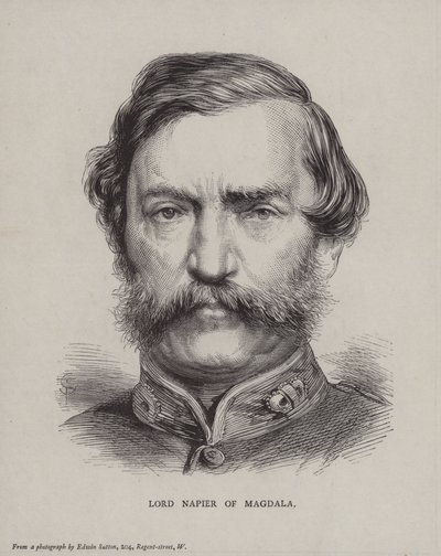 Robert Napier, 1e Baron Napier van Magdala, Britse generaal door English School