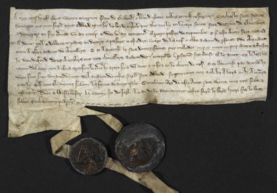 Robert Tybetot: Verbintenis om te dienen in het Heilige Land: 1270. Paen de Chaworth: Verbintenis om te dienen in het Heilige Land: 1270 door English School