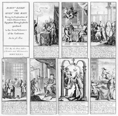 Robins Regering, of Zevens de Hoofdzaak, 1731 door English School