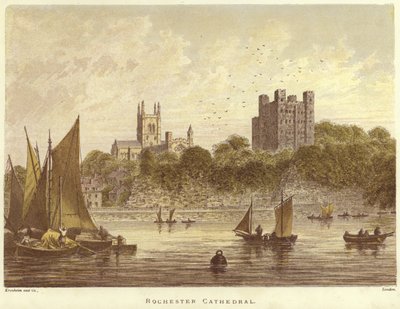 Kathedraal van Rochester in Rochester door English School