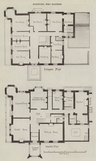Rockhurst, West Hoathley (gravure) door English School