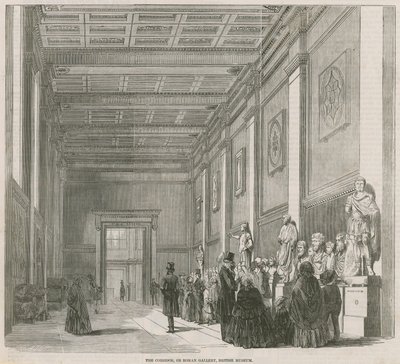 Romeinse galerij in het British Museum door English School