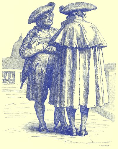 Romeinse priesters, illustratie uit Geïllustreerde Reizen, bewerkt door H. W. Bates, gepubliceerd ca. 1880 door English School