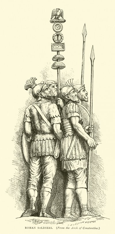 Romeinse soldaten door English School