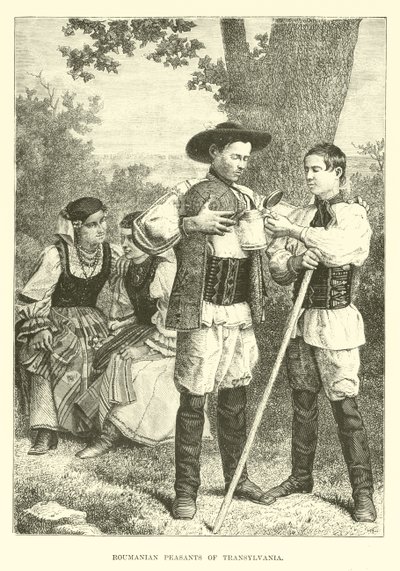 Roemeense boeren van Transsylvanië door English School