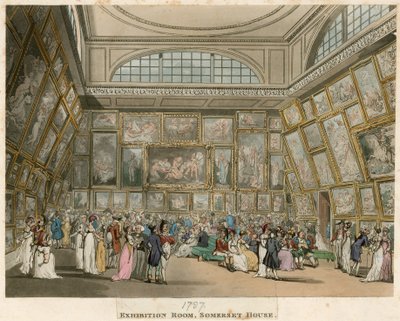 Royal Academy: Tentoonstellingsruimte, Somerset House, Londen door English School