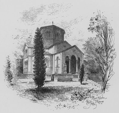 Koninklijk mausoleum, Frogmore (gravure) door English School