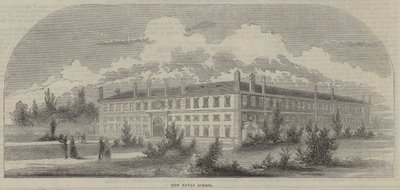 Koninklijke Marine School, Deptford (gravure) door English School