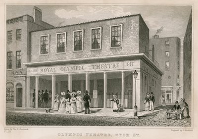 Royal Olympic Theatre, Wych Street, Londen door English School