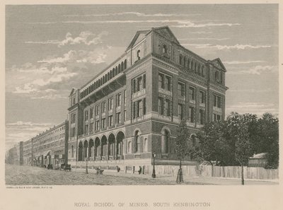 Koninklijke Mijnschool, South Kensington, Londen door English School