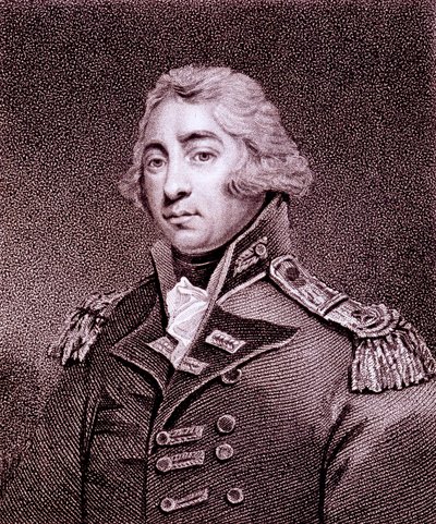 Rt Hon. Thomas Graham, Baron Lynedoch, gegraveerd door Hopwood door English School