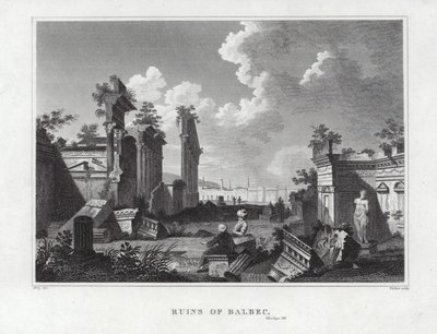 Ruïnes van Balbec door English School