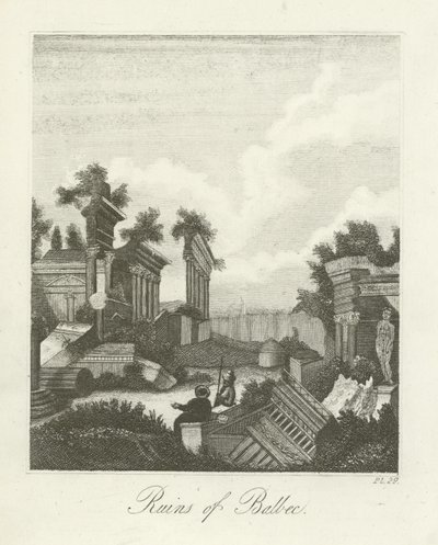 Ruïnes van Baalbek door English School