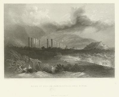 Ruïnes van Soli, of Pompeiopolis, Klein-Azië, 1837 door English School