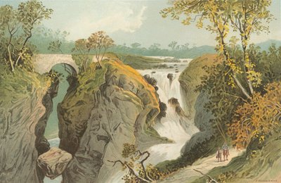 Rumbling Bridge en Falls of the Braan - Bij Dunkeld door English School