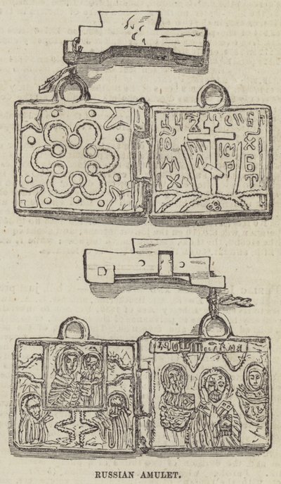 Russische amulet door English School