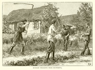Russische boeren bij Kuntsevo door English School