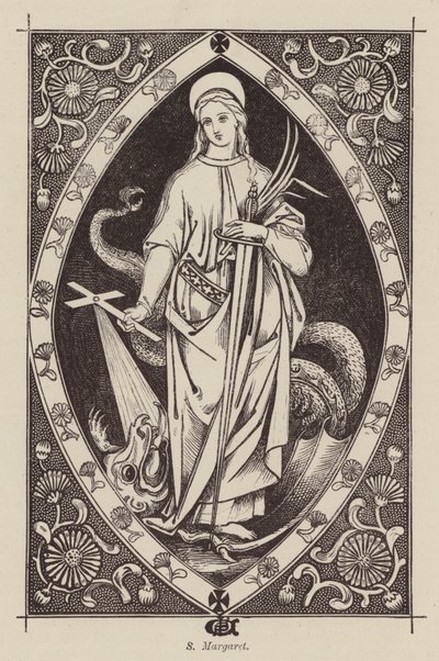 S Margaret (gravure) door English School