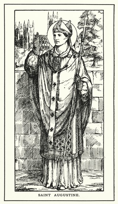Sint Augustinus door English School