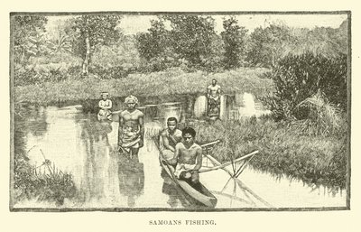 Samoanen aan het Vissen door English School