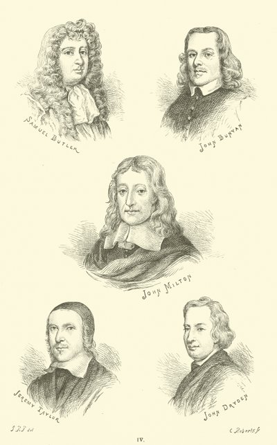 Samuel Butler, John Bunyan, John Milton, Jeremy Taylor, John Dryden door English School