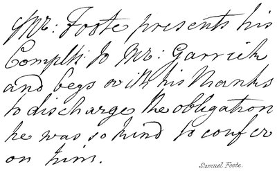Samuel Foote door English School