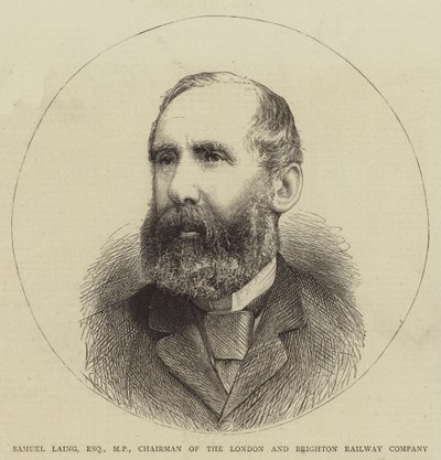 Samuel Laing, Esquire, MP, Voorzitter van de London and Brighton Railway Company door English School